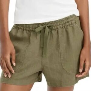 J. Crew Point Sur Green Cargo Shorts with Elastic Waistband Women's Size XXS